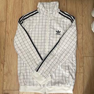 adidas originals colorado grid print track suit jacket